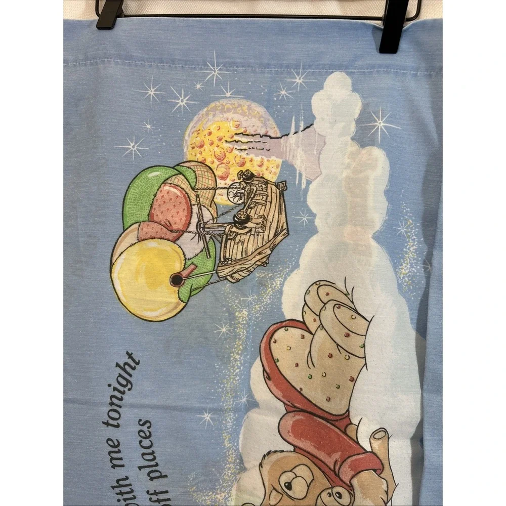 Vtg Original 1986 Teddy Ruxpin Grubby Pillowcases Set Of 2 Alchemy Inc Standard